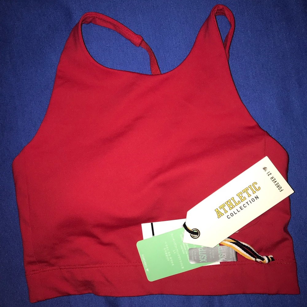 Red Sports bra